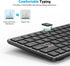 OMOTON Bluetooth Keyboard for Mac, Wireless with Numeric Keypad, Multi-Device, Rechargeable, Compatible with MacBook
