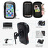 360° Rotatable Waterproof Bike Phone Mount Bag, Touch Screen Holder for iPhone 15 14 13 12 11, Galaxy S23 FE, Google