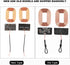Ultra Thin DIY Qi Charging Receiver Module Circuit Board Coil Charger, 5V 1A, Plug and Play