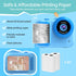 Kids Instant Print Camera, 3.5 Inch Digital Camera for Kids, Birthday Gift for Ages 3-12