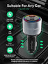 175W USB C Car Charger for iPhone 16, GaN PD3.1 140W+PD45W Super Fast Charging Adapter for iPhone 16 Pro Max
