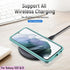 LMDAMZ Galaxy S22 Rugged Shock Resistant Case (6.1") with Magnetic Car Mount & 2 HD Tempered Glass Protectors (Green)