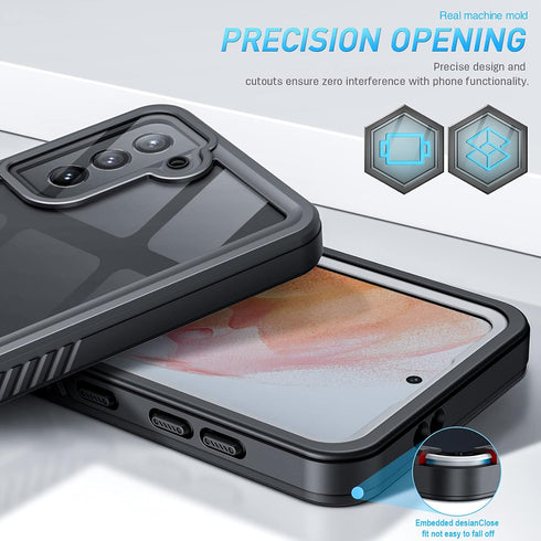 Waterproof Case for Samsung S21 - IP68 Dustproof Shockproof with Screen Protector, Full Body Protective Cover (6.2 inch)