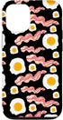 Bacon And Eggs Pattern Bacon Lover Gift Case for iPhone 12/12 Pro