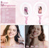 UBeesize 12'' Selfie Ring Light with 62’’ Tripod Stand for Video Recording, Live Streaming, Compatible with Phones, Pink