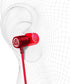 LUDOS Ultra Wired Earbuds, In-Ear Headphones with Microphone, Noise Isolating Ear Buds for iPhone and Samsung (Red)