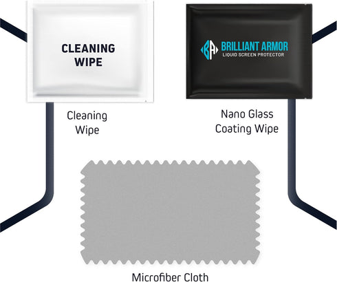 Liquid Glass Screen Protector - Wipe On Scratch and Shatter Resistant Nano Protection for All Phones Tablets Smart Watches - Universal