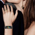 Band for Fitbit Charge 6, Replacement Dressy Metal Bracelet Jewelry Watch Band for Women Men Fitness Tracker