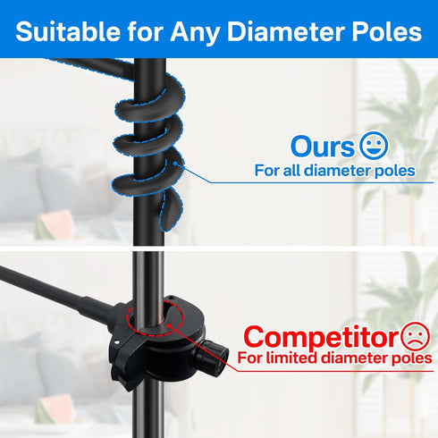 Chunxiao 3.5" 7.5" Portable Stroller Phone Holder Mount for Baby and Parent to One Hand Operation - Flexible Phone