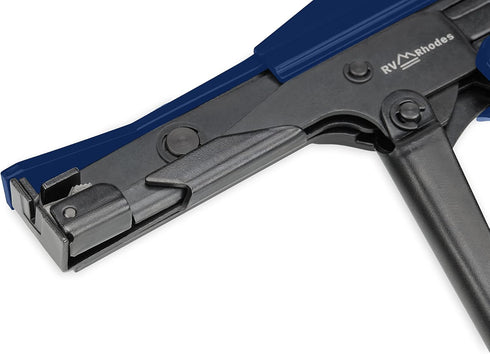 42709 1/4- Zip Tie Gun/Cable Tie Install Tool, Adjustable Tension with Built-In Cutter, for Nylon Ties up to Blue