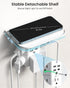 Wall Outlet Extender with Shelf and Night Light, Surge Protector, USB Wall Charger with 5 AC Outlets