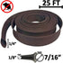 Electriduct 1/4" Chewing Resistant Braided Sleeving, Flexible Expandable Wrap for Hose Wire Protection - 25 Feet