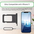 Black SIM Card Slot Replacement for iPhone 11, Single SIM Version Card Tray Holder Adapter with Waterproof Rubber Ring