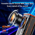 Transparent Wireless Bluetooth Speaker, Portable Mini Speaker with LED Colorful Lights, Stereo Sound TWS Small Speakers