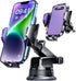 VANMASS Military-Grade Car Phone Holder, 2024 Best Suction & Clip, Dashboard Mount for iPhone 15 Pro Max