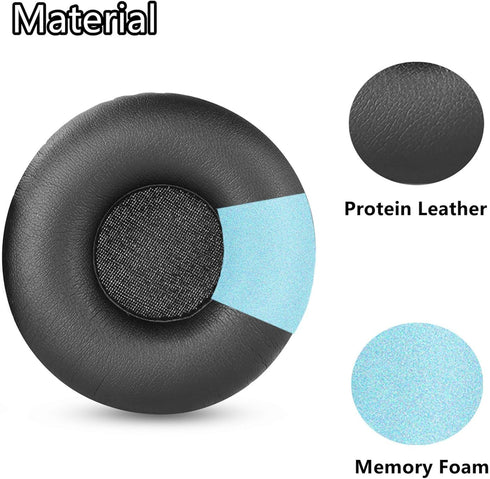 Replacement Foam Ear Pads Cushions for Sony MDRZX110NC Noise Cancelling Headphones (Black)