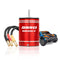 RCXAZ Metal 3650 Brushless Motor 3.175mm Shaft 6600KV Waterproof for 1/10 RC High