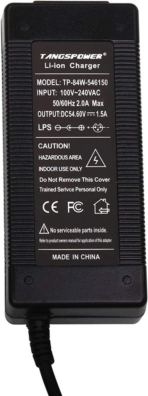 TANGSPOWER 48v 54.6V 48Volt 48V 13S 5.5 Battery Charger Power Supply Adapter Charger for JetsonHaze Lithium-ion Battery