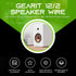 GearIT 12AWG Speaker Wire, Pro Series 20 Feet for Home Theater and Car Speakers, Black