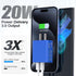 2 Pack USB C Charger, 20W PD Fast Dual Port Plug Type C Charger, Compatible for iPhone 14 Plus/Pro/Pro Max/13 Pro