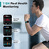 Fitpolo Smart Watch for Men Women, 1.8” Touchscreen, Bluetooth Call, Alexa Built-in, 24/7 Heart Rate, IP68 Waterproof