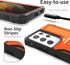 ExoGuard for Samsung Galaxy S21 Ultra 5G Case, Rubber Shockproof Full Body Cover with Built-in Kickstand