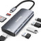 USB C Hub, Cakitte 7 in 1 USB C to 4K@60HZ HDMI Multiport Adapter, 3 USB 3.0 Ports, SD/TF Card Reader, 100W PD