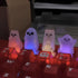Artisan Keycaps - Cute Ghost Shine Through Resin Keycaps, Custom Keycap for Mechanical Keyboard (Fierce Little Ghost)