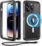 Beeasy for iPhone 14 Pro Case - Waterproof 360 Degree Protective Case Compatible with MagSafe (Black)