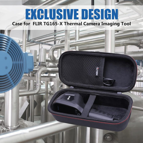LTGEM EVA Hard Case for FLIR TG165-X Thermal Camera Imaging Tool, Travel Protective Carrying Storage Bag