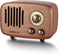 SIMOLIO Retro Bluetooth Speakers with Loud HD Sound, Nature Black Walnut Vintage Style