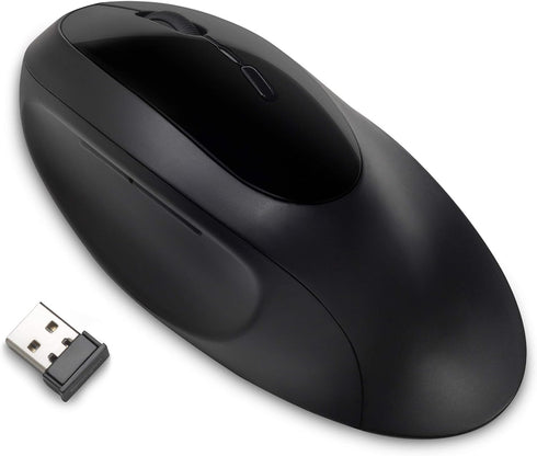 Kensington Pro Fit Ergonomic Wireless Mouse, Black (K75404WW), 8"x6"x4"