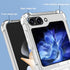 Clear Magnetic Case for Samsung Galaxy Z Flip 6, Slim Shockproof Anti-Yellow Transparent Phone Cover for Men and Women