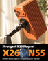 BANGMANG 2 1 17 16,15, 14, 13 12 in Magnetic Phone Holder Desk Mount, Cell Phone Clamp Clip for Pole Desk, Magnetic