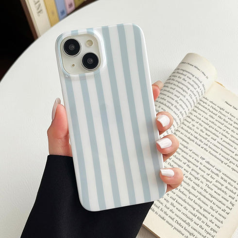 ZTOFERA for iPhone 15 Case with Geometric Vertical Stripes,Cute Fashion Simple Line Pattern