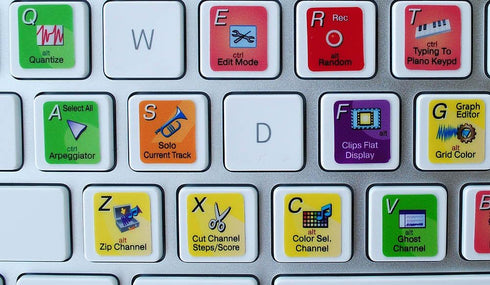 FL Studio Keyboard Stickers, High Quality Laminated MATT for Computer