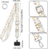 TIHGJHY 2 Pack Phone Lanyard Cell Phone Lanyard Crossbody Adjustable Phone Strap for Use Around the Neck Cell Phone