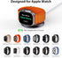 5W Fast Wireless Charger for Apple Watch, Aluminum Alloy Portable Magnetic Charging Station with USB-C Cable