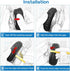 Geekria QuickFit Leatherette Replacement Ear Pads - Black for Sony MDR-V500DJ, MDR-V500, WH-CH520 Headphones