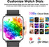 Smart Watch for Women and Men, Fitness Tracker with Heart Rate, Blood Oxygen, Sleep Tracker, IP68 Waterproof