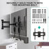 WALI Set M4 M5 M6 M8 80 inch Universal TV Mounting Hardware Kit Includes TV Screws and Spacer Fit Most TVs up