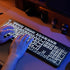 Wireless Keyboard and Mouse - KOPJIPPOM Large Print Wireless Keyboard, 2.4G Full Size Set with Backlight Key for
