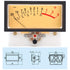 VU Meter DB Level Audio Power Amplifier Level Indicator with Large Analog Pointer Dial for Car Stereo Home Recording