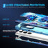 Miqala for Galaxy S22 Ultra 5G Case, Glow in The Dark Three Layer Heavy Duty Shockproof Full Body Protection Hard