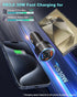USB C Car Charger 65W, OKRAY 3-Pack 4-Port Fast Charging QC/PD/PPS Type C Car Phone Charger, Compatible for iPhone 15