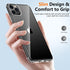 iPhone 11 Pro Case - Crystal Clear, Slim Thin Bumper, Anti-Yellowing, Upgraded Military Shockproof Protection, 5.8 inch