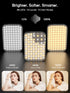 GLOUEN 3 10 Selfie Light Rechargeable Phone Light Clip-On Portable LED Selfie Light with Color Modes & Brightness