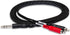Hosa TRS-203 9 Feet Insert Cable, 1/4 Inches TRS to Dual RCA