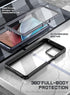 Poetic Guardian Case for Motorola Moto G Stylus 4G 2023, 6.5", Black/Clear, Full-Body, 20 FT Drop Tested, Shockproof.