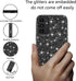 Samsung A15 Case, Glitter Shockproof Cover, Bling Sparkly TPU and PC Silicone Thin Protective for Women Girls, Black